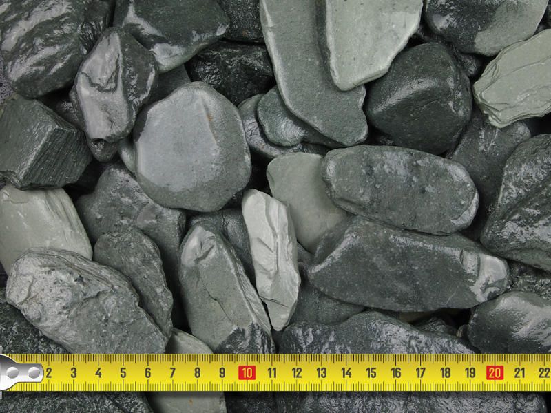 Green Slate Chippings 40mm (25 Maxi Bags)