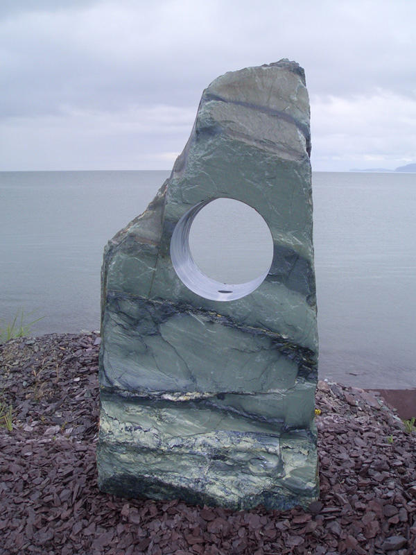 Drilled Slate Hollolith 600mm (2ft) (Hollolith)