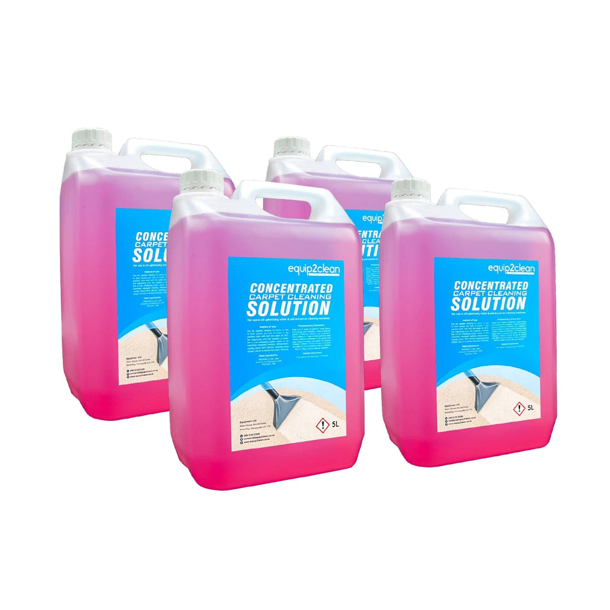 20 Litre (4x5L) Carpet and Upholstery Cleaning Spotting Solution - Armstrong Cheshire