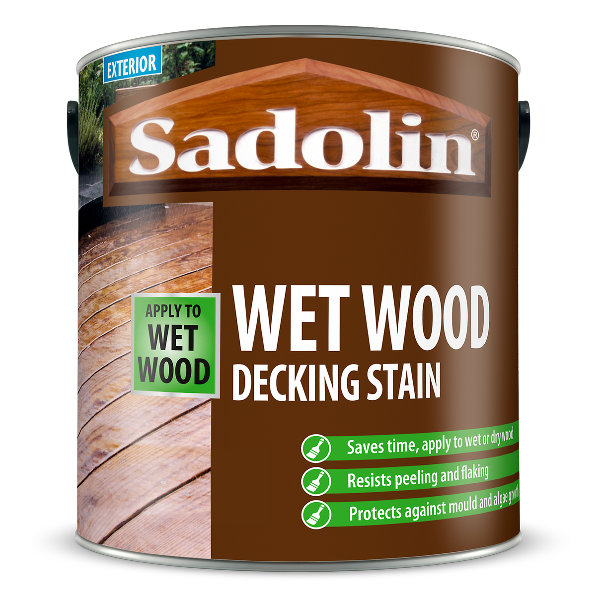 Sadolin Wet Wood Deck Stain - 2.5 L