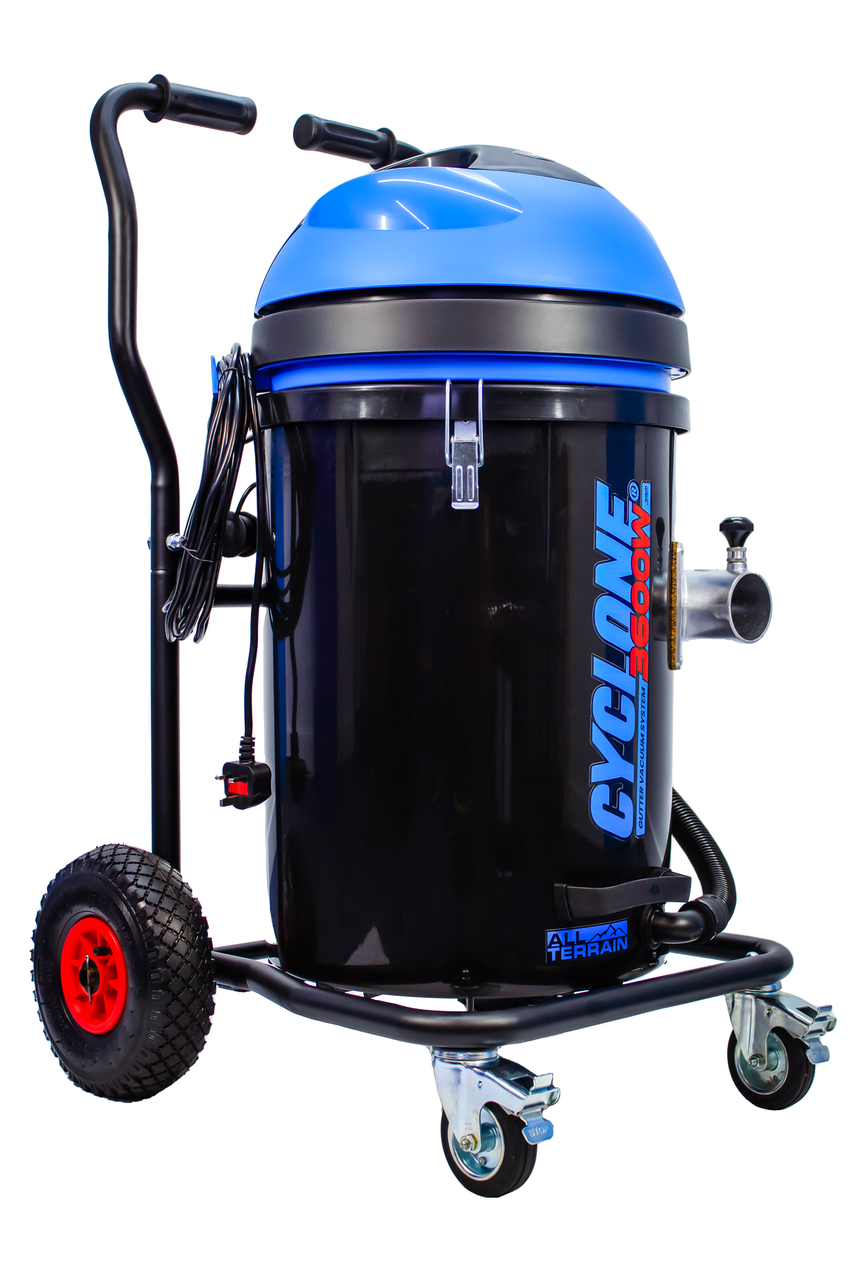 Kiam CYCLONE® All Terrain Gutter Vacuum System 3600W 76L Polypropylene (Black)