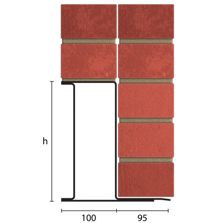 Catnic CN81B Steel Box Lintel External Solid Wall