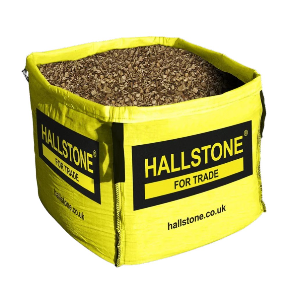 Hallstone Play Grade Wood Chippings Bulk Bag 500L