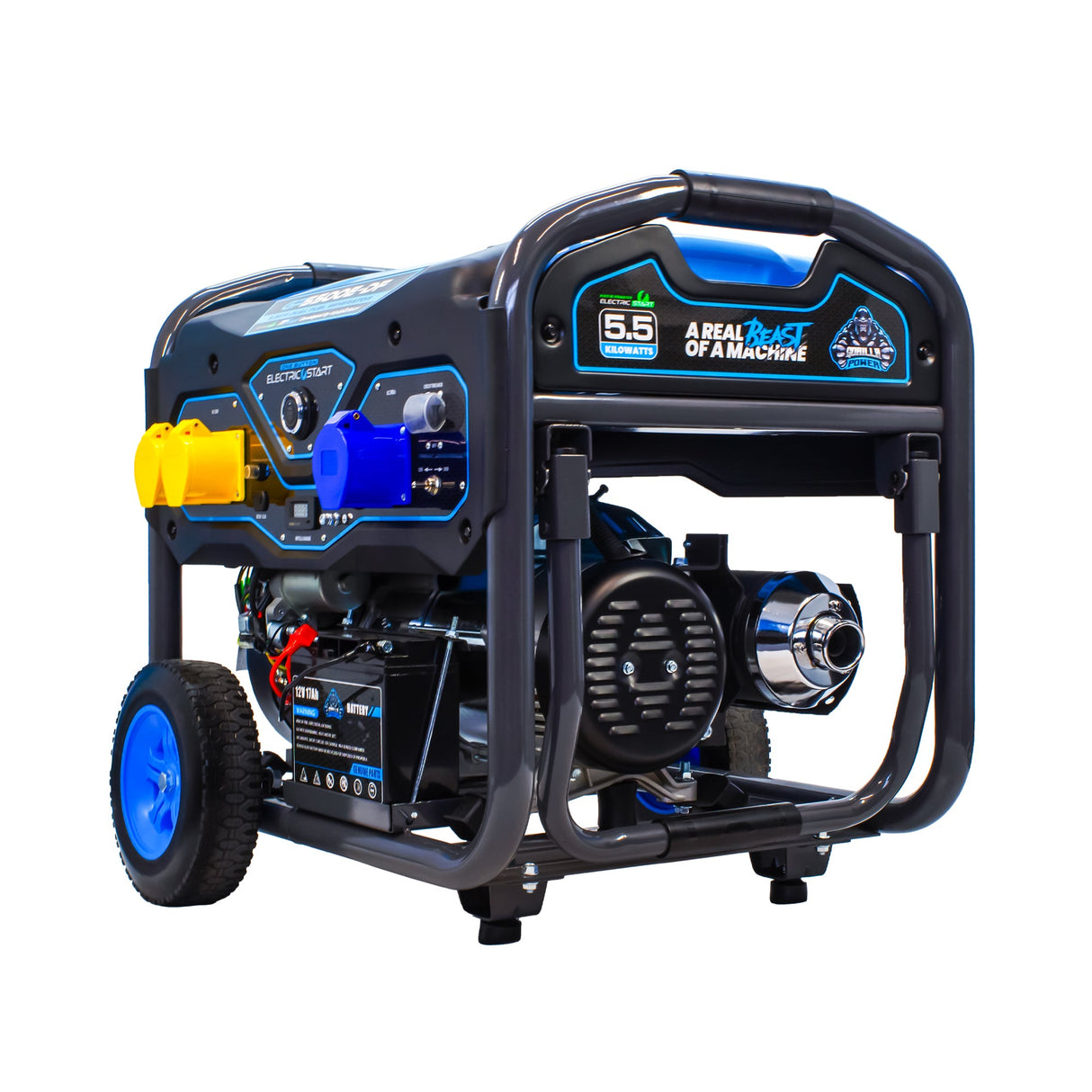 Gorilla Power 5500W Dual-Fuel Generator with Electric Start - GP5500E-DF – Reliable & Fuel Efficient