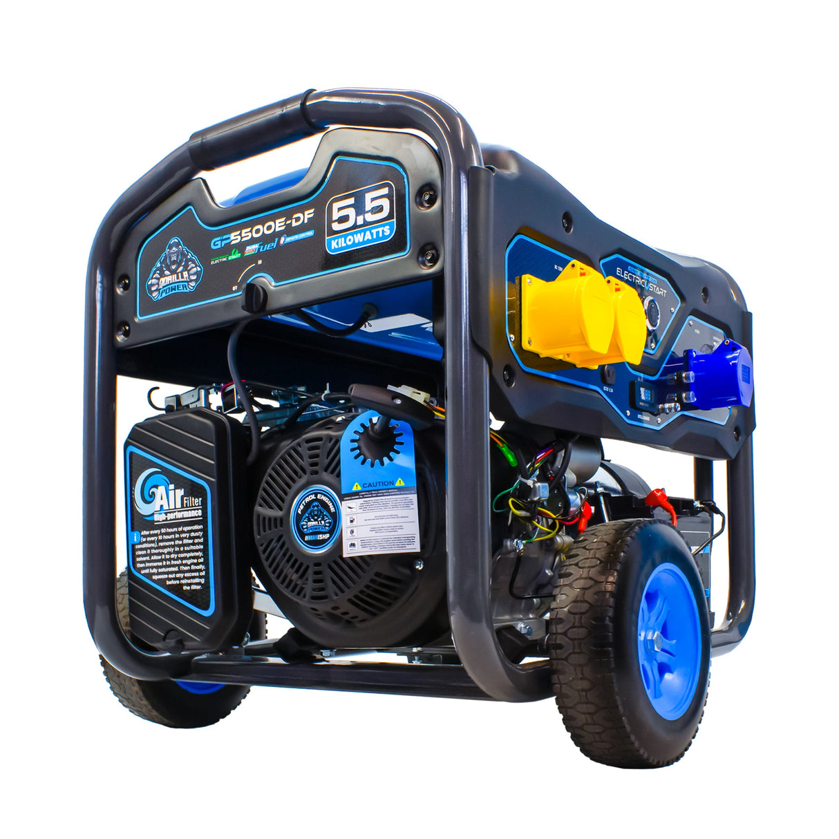 Gorilla Power 5500W Dual-Fuel Generator with Electric Start - GP5500E-DF – Reliable & Fuel Efficient
