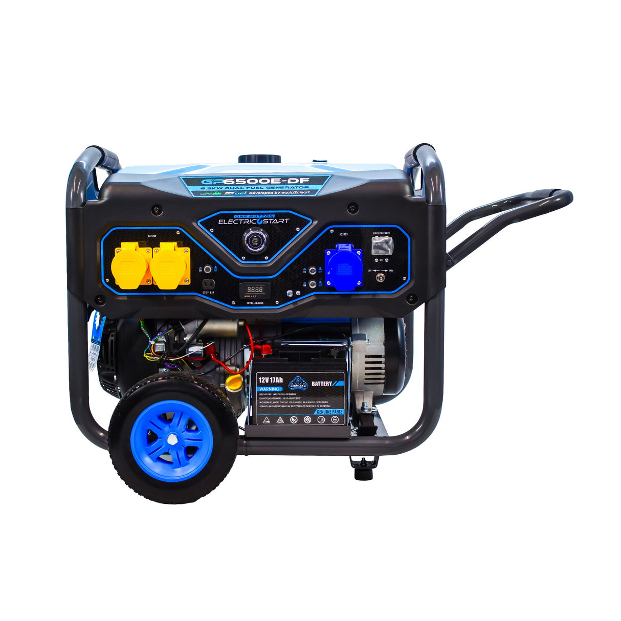 Gorilla Power 6500W Dual-Fuel Generator with Electric Start - GP6500E-DF β High Performance & Versatile Power