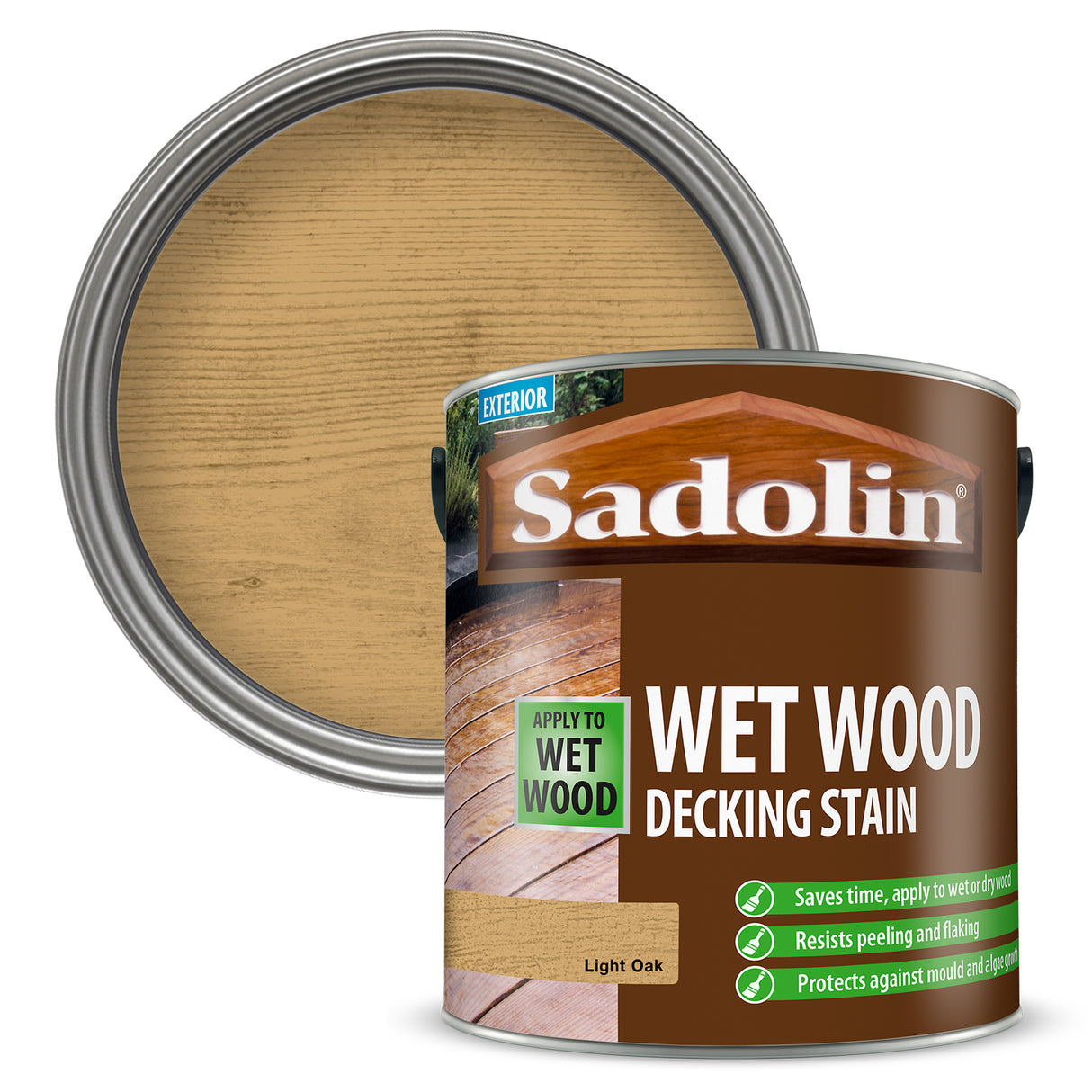 Sadolin Wet Wood Deck Stain - 2.5 L