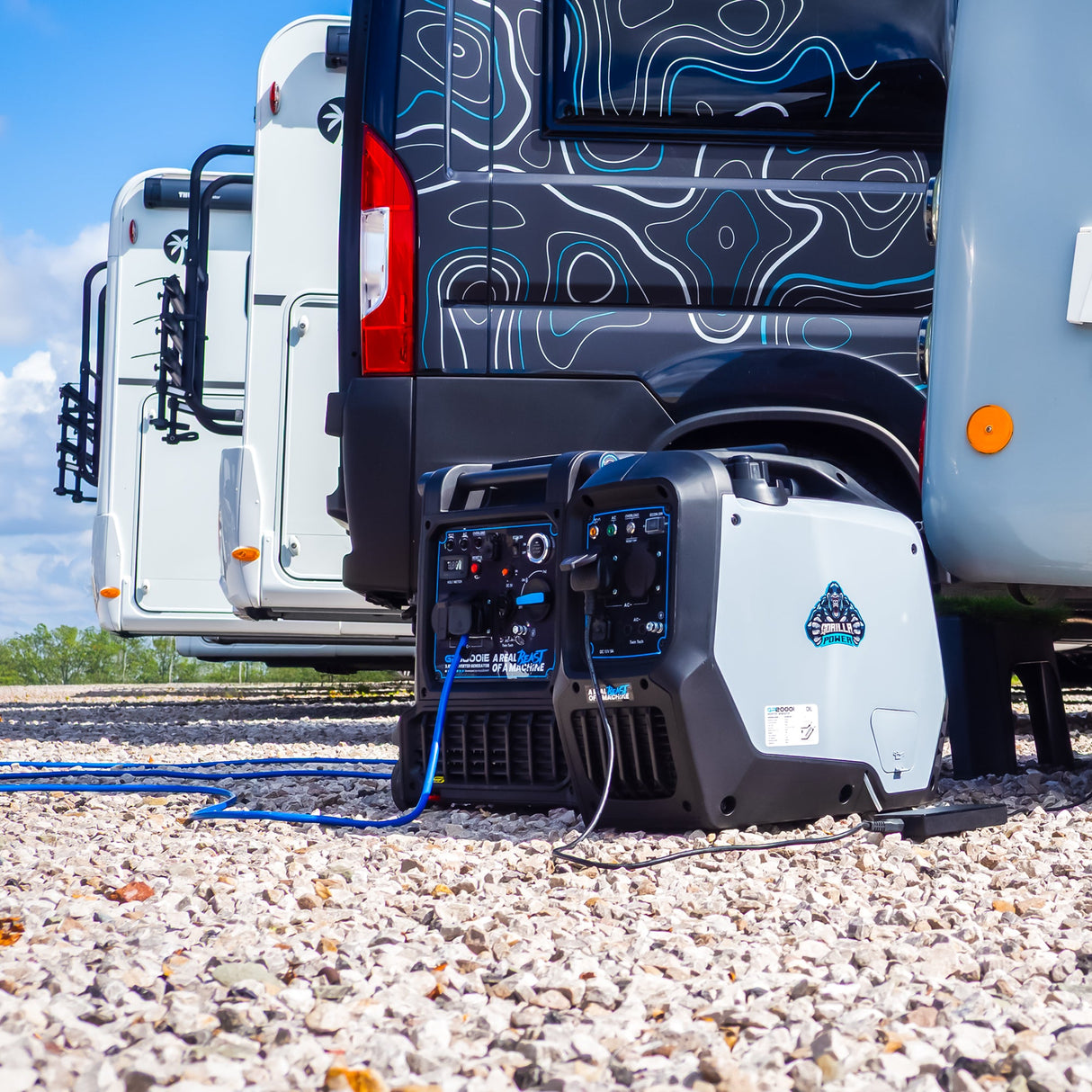 Gorilla Power 2000W Inverter Suitcase Generator - GP2000i – Ultra-Portable & Fuel Efficient