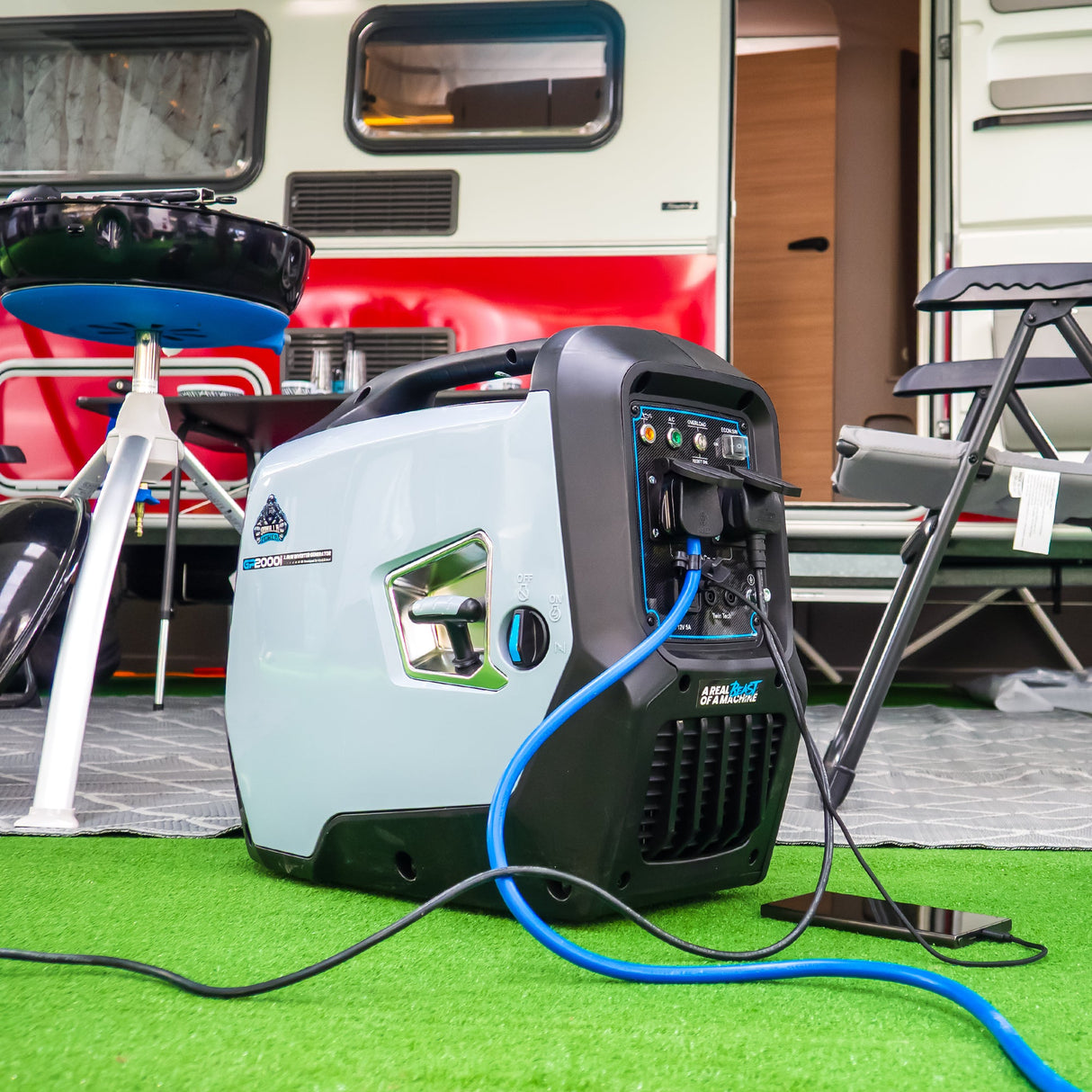 Gorilla Power 2000W Inverter Suitcase Generator - GP2000i – Ultra-Portable & Fuel Efficient