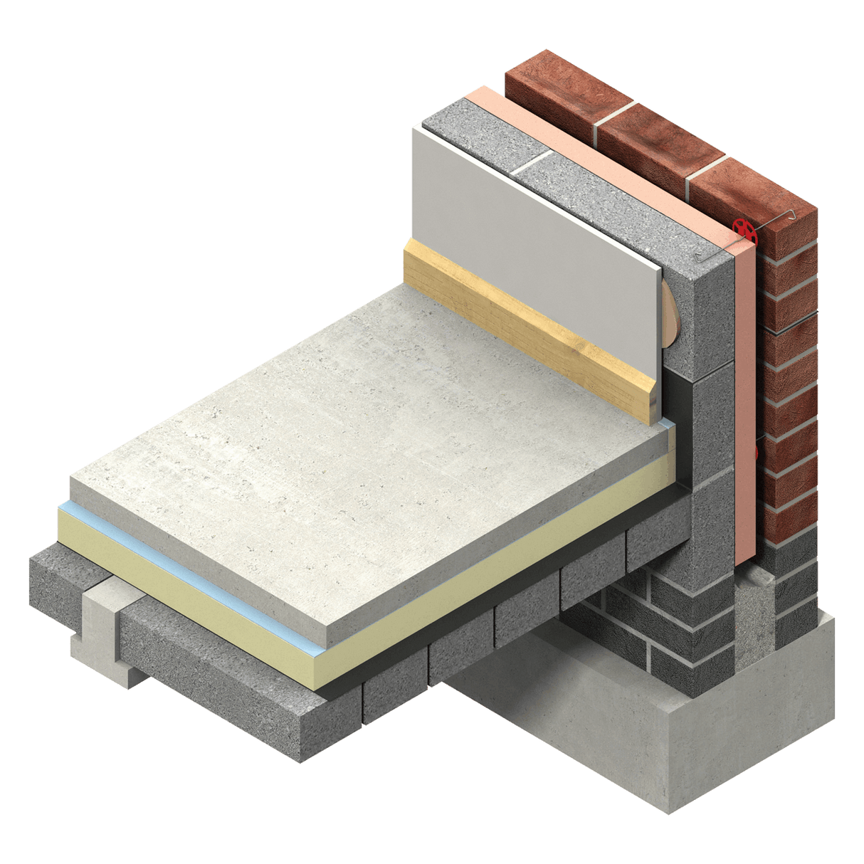 Kingspan Thermafloor TF70 PIR Floor Insulation Board (1200mm x 2400mm)