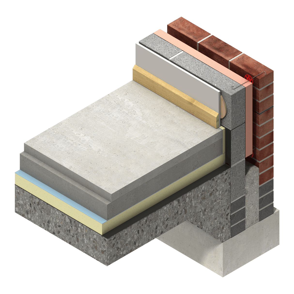 Kingspan Thermafloor TF70 PIR Floor Insulation Board (1200mm x 2400mm)