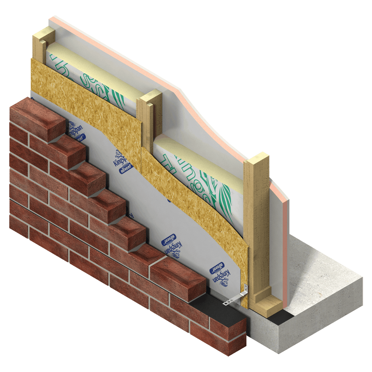 Kingspan Thermawall TW55 PIR Wall Insulation Board (1200mm x 2400mm)