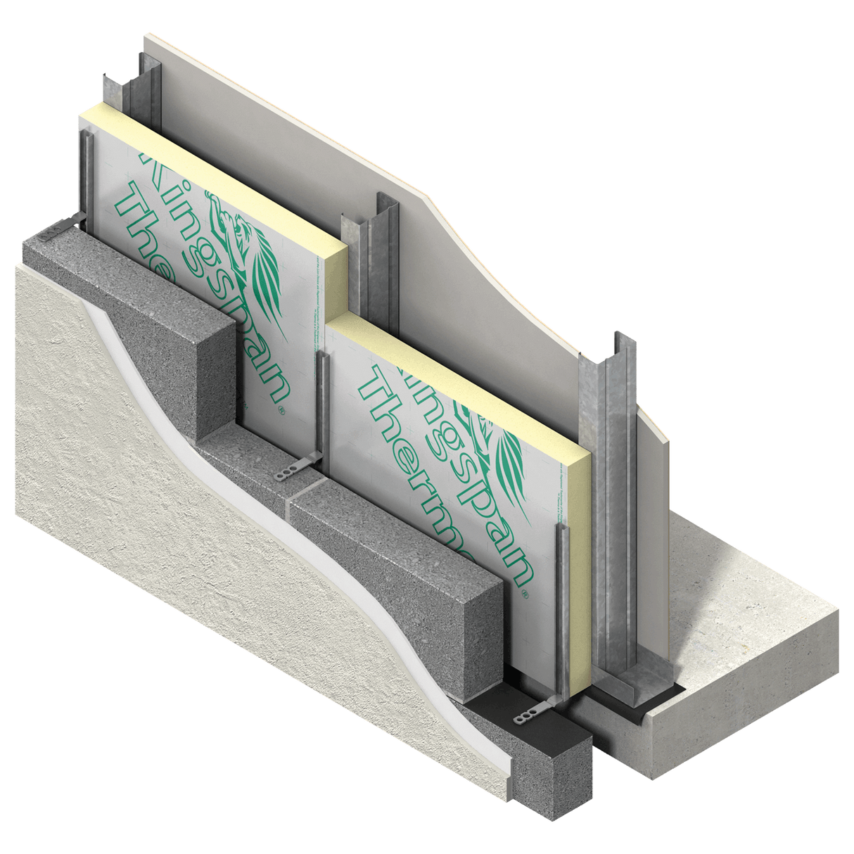 Kingspan Thermawall TW55 PIR Wall Insulation Board (1200mm x 2400mm)