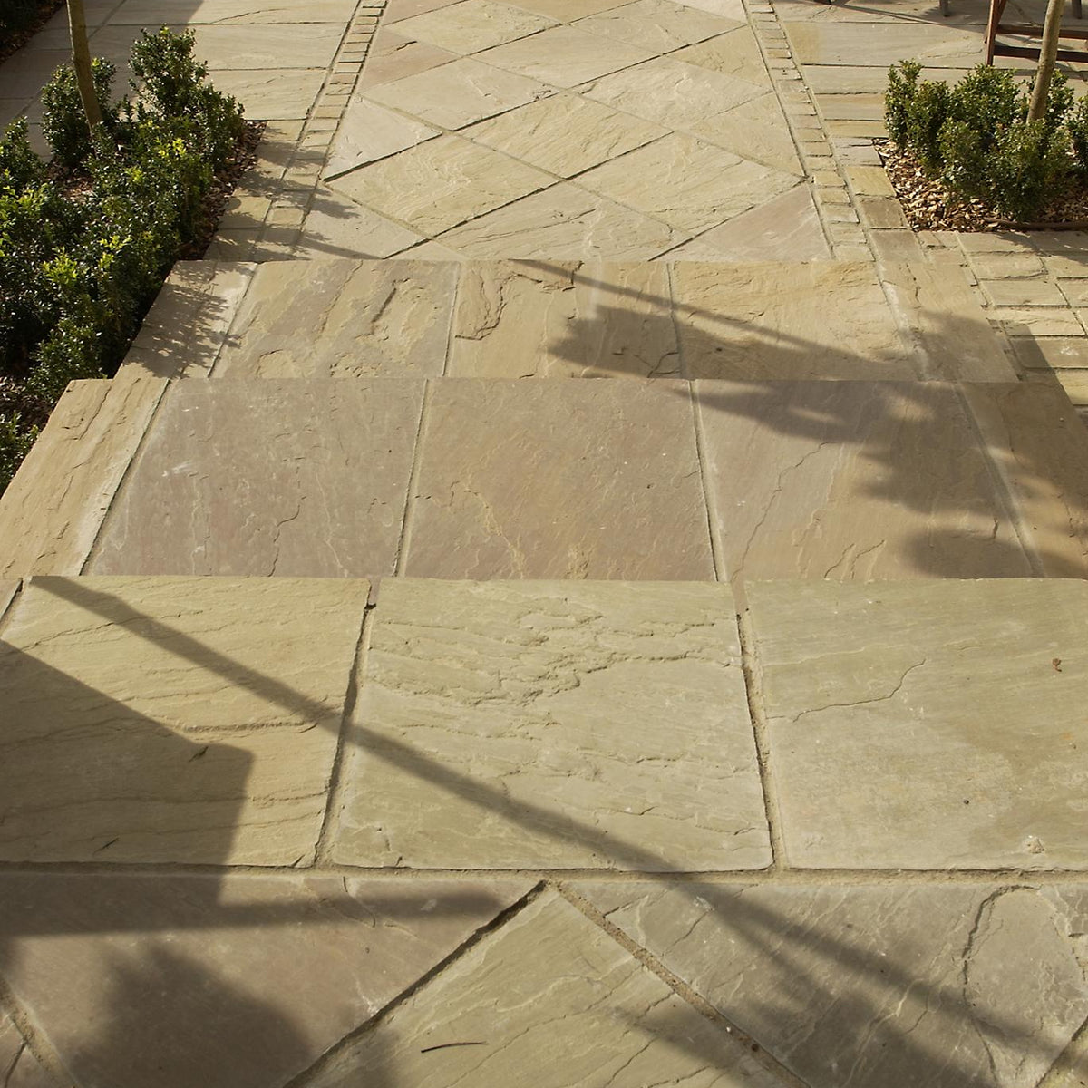Arley Raj sandstone Natural Stone Paving Project Pack 15.25m2