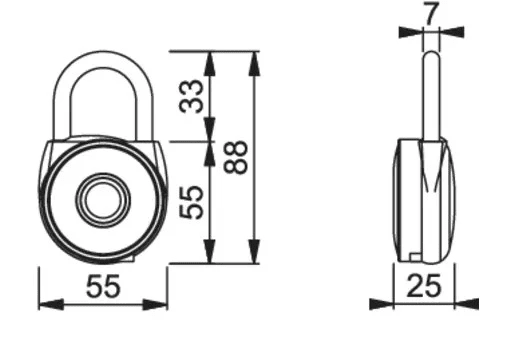 Akor FingerPrint Padlock - Armstrong Cheshire