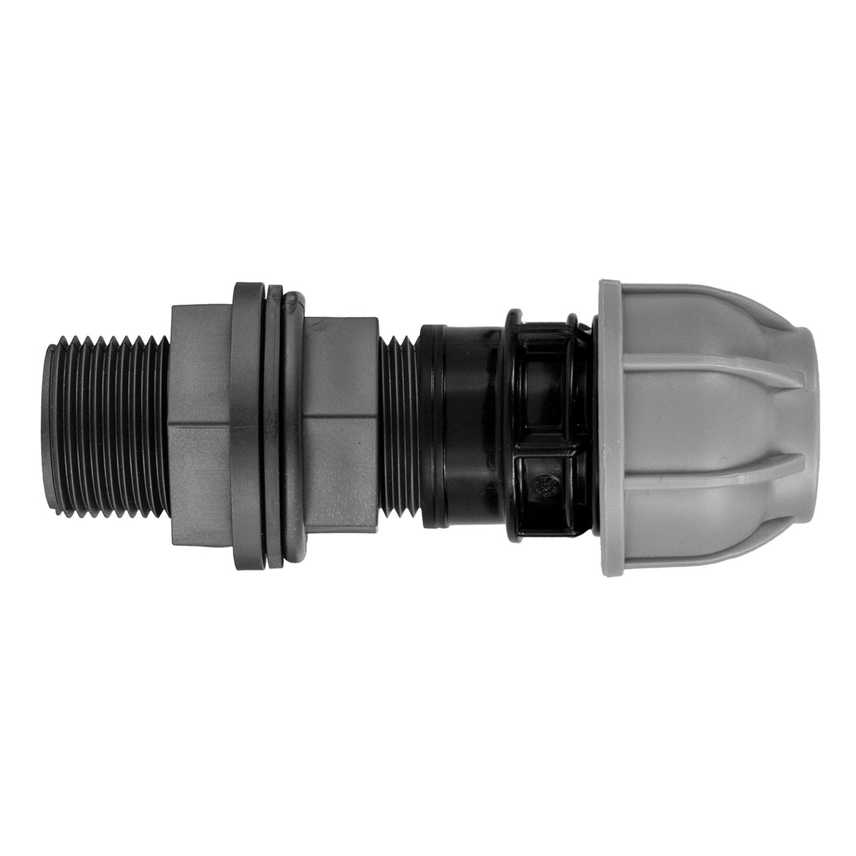 ¾” BSP Water Butt Fitting with 32mm MDPE Straight - Armstrong Cheshire