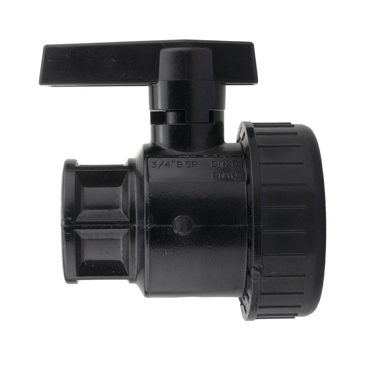 ¾” BSP Water Butt Fitting with Full Flow PP Valve and 25mm MDPE Fitting - Armstrong Cheshire