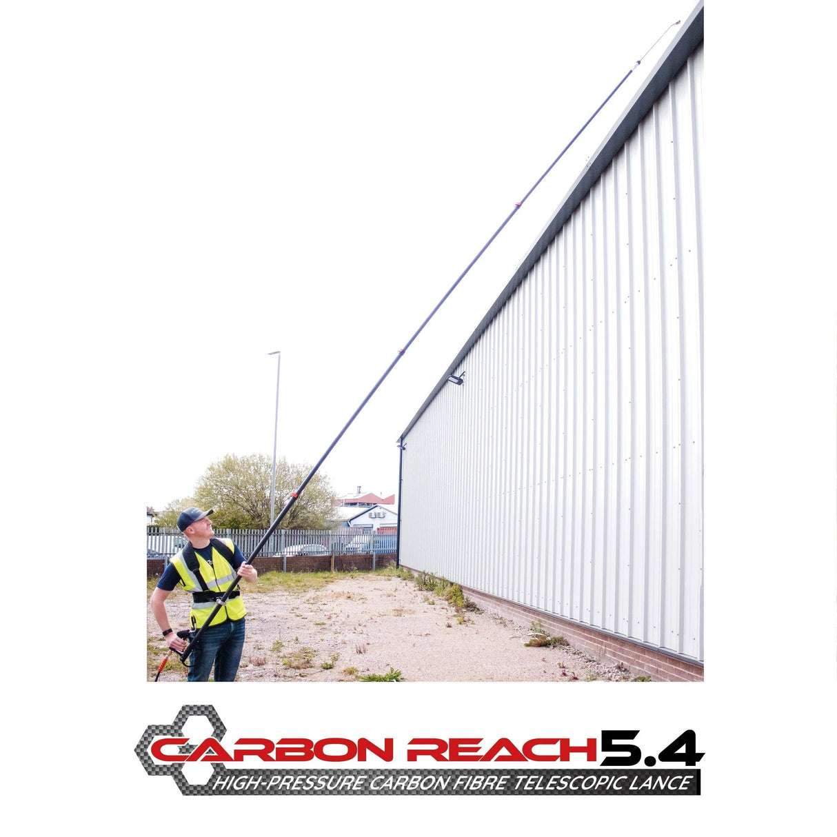 Carbon Reach 5.4 Metre Telescopic Carbon Fibre Lance - Armstrong Cheshire