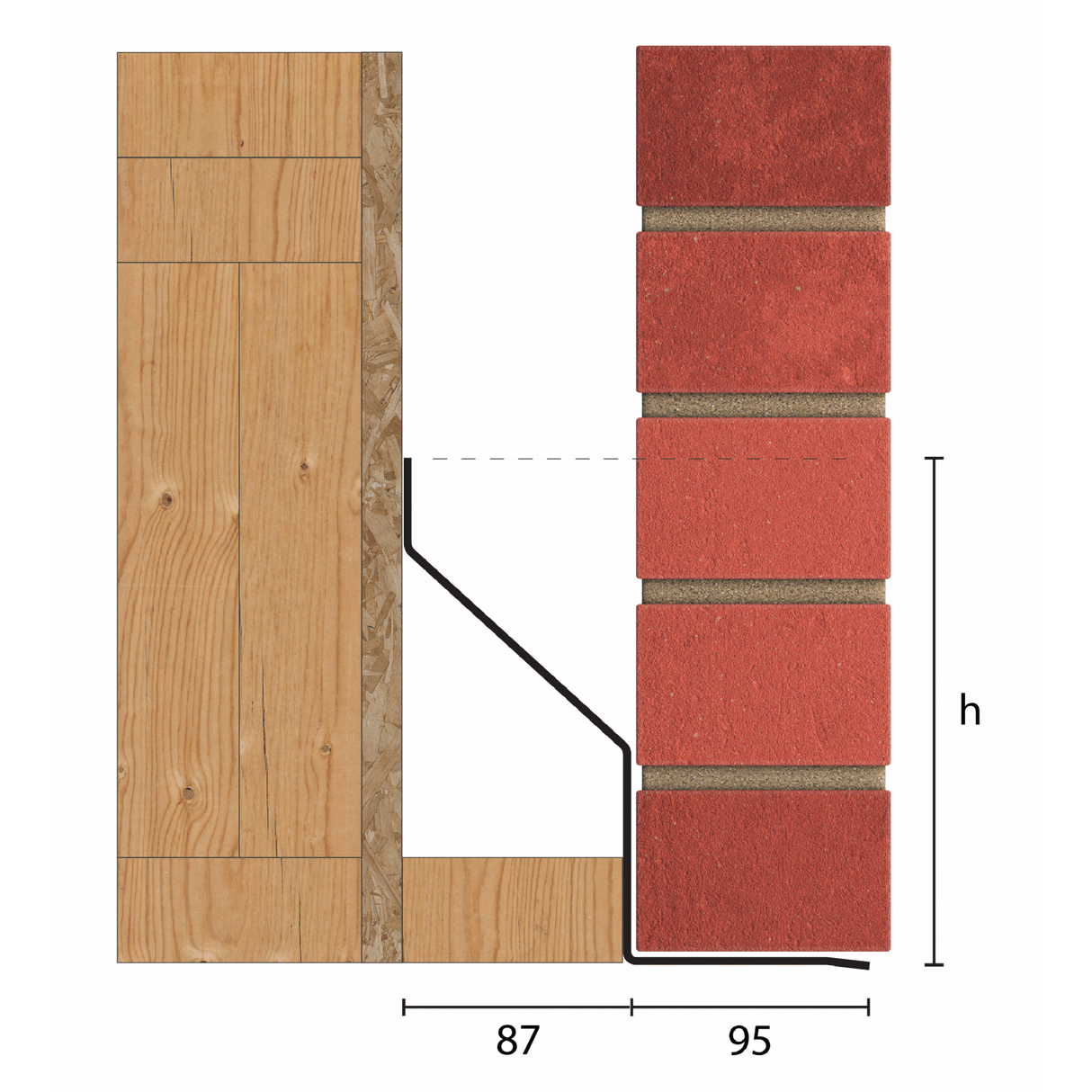 Catnic Timber Frame Lintel CTF9 90-105mm - Armstrong Cheshire