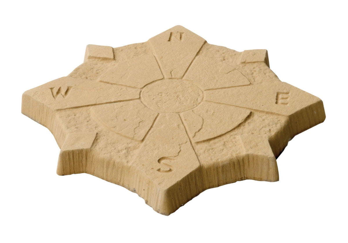 Compass Concrete Stepping Stone 440mm - Bath Buff - Pack of 25 - Armstrong Cheshire