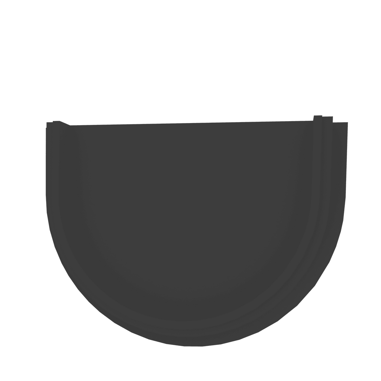 Drain T Blanking End Cap IBRAN T Compatible With IBRAN S Driveway Drainage Channel System Seal Recycled Plastic - Armstrong Cheshire