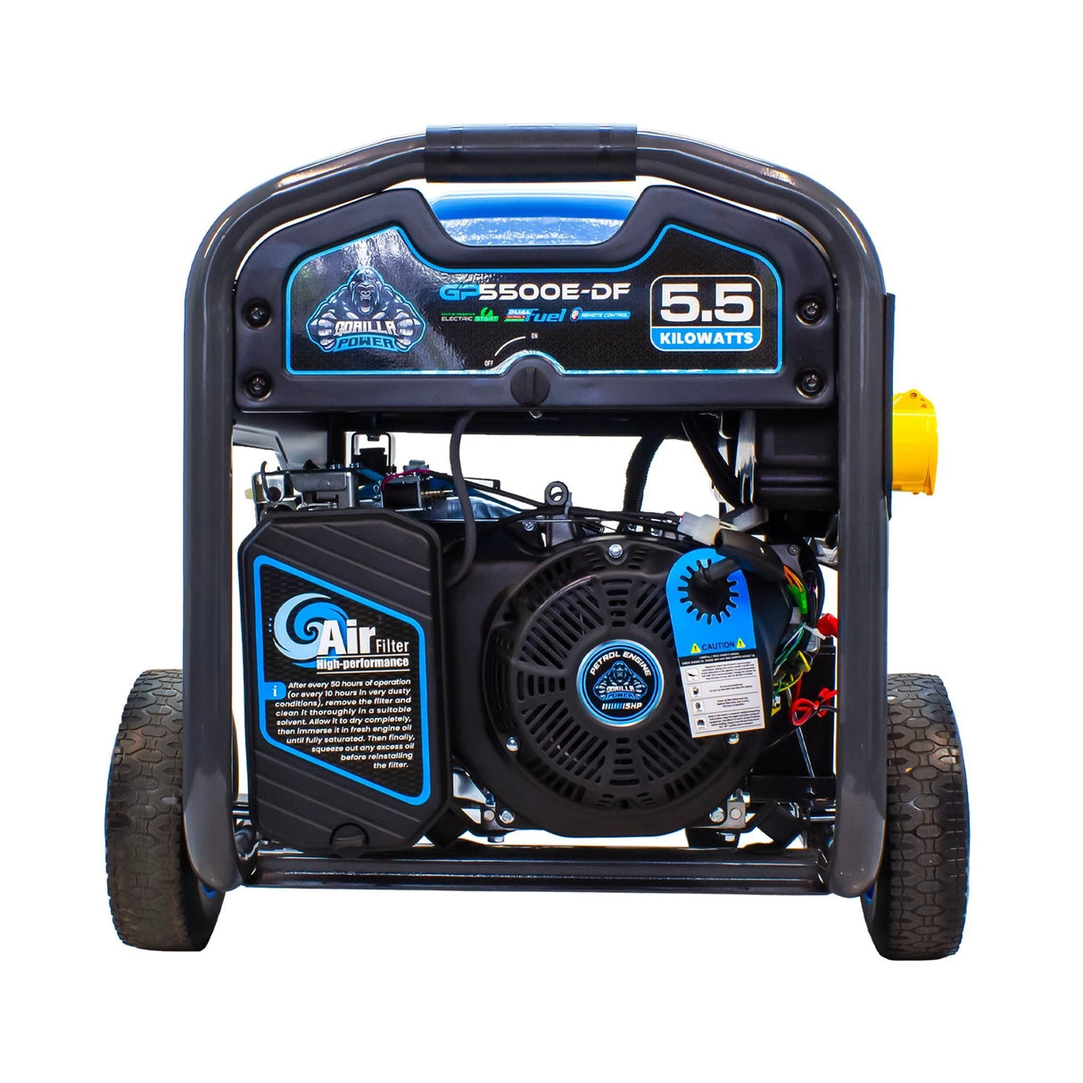Gorilla Power 5500W Dual-Fuel Generator with Electric Start - GP5500E-DF – Reliable & Fuel Efficient - Armstrong Cheshire