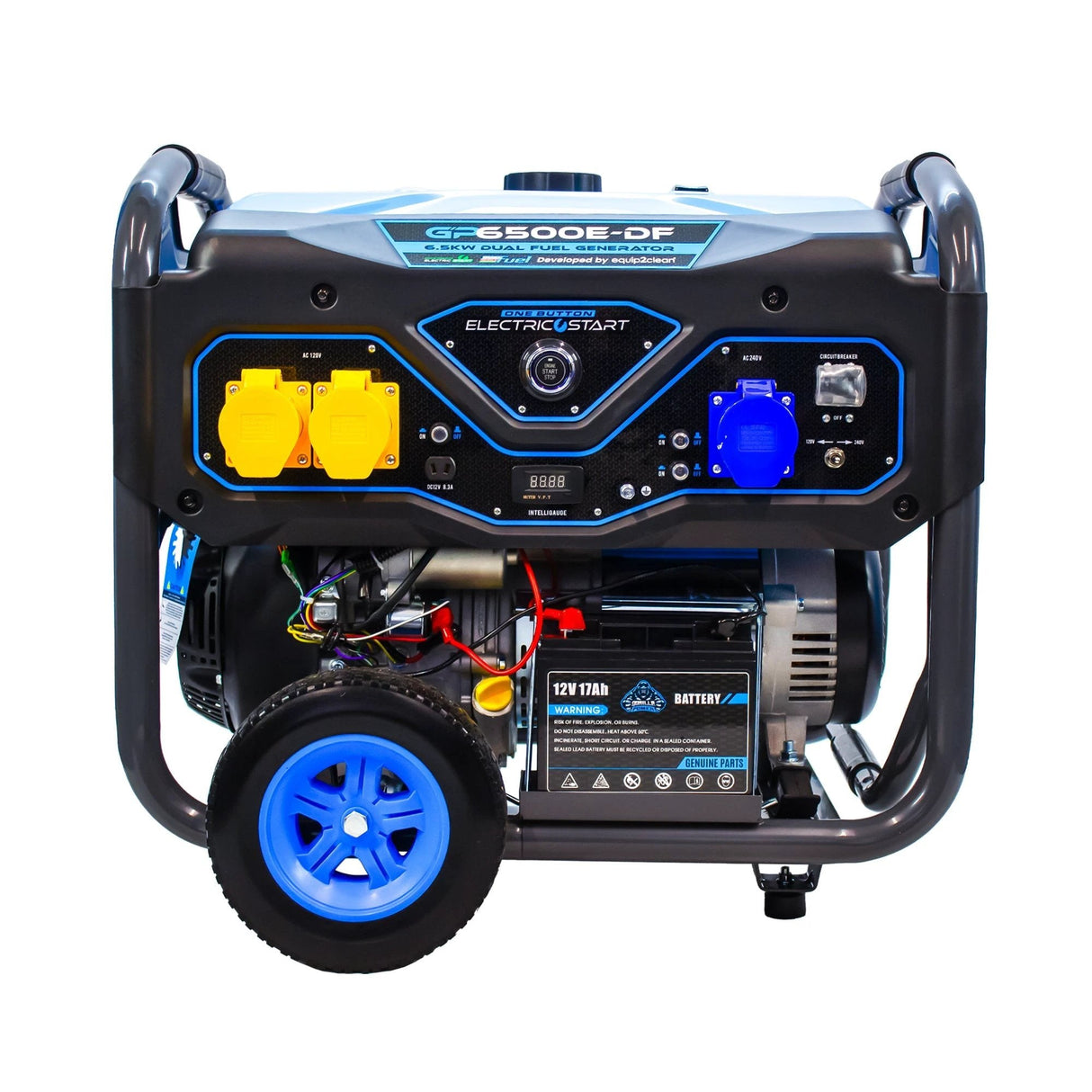 Gorilla Power 6500W Dual-Fuel Generator with Electric Start - GP6500E-DF – High Performance & Versatile Power - Armstrong Cheshire