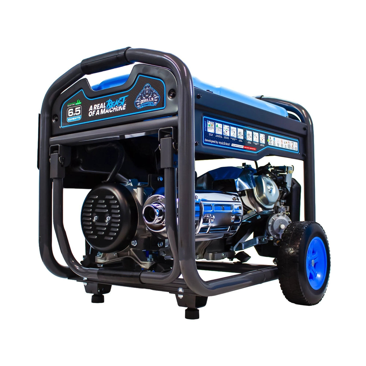 Gorilla Power 6500W Dual-Fuel Generator with Electric Start - GP6500E-DF – High Performance & Versatile Power - Armstrong Cheshire