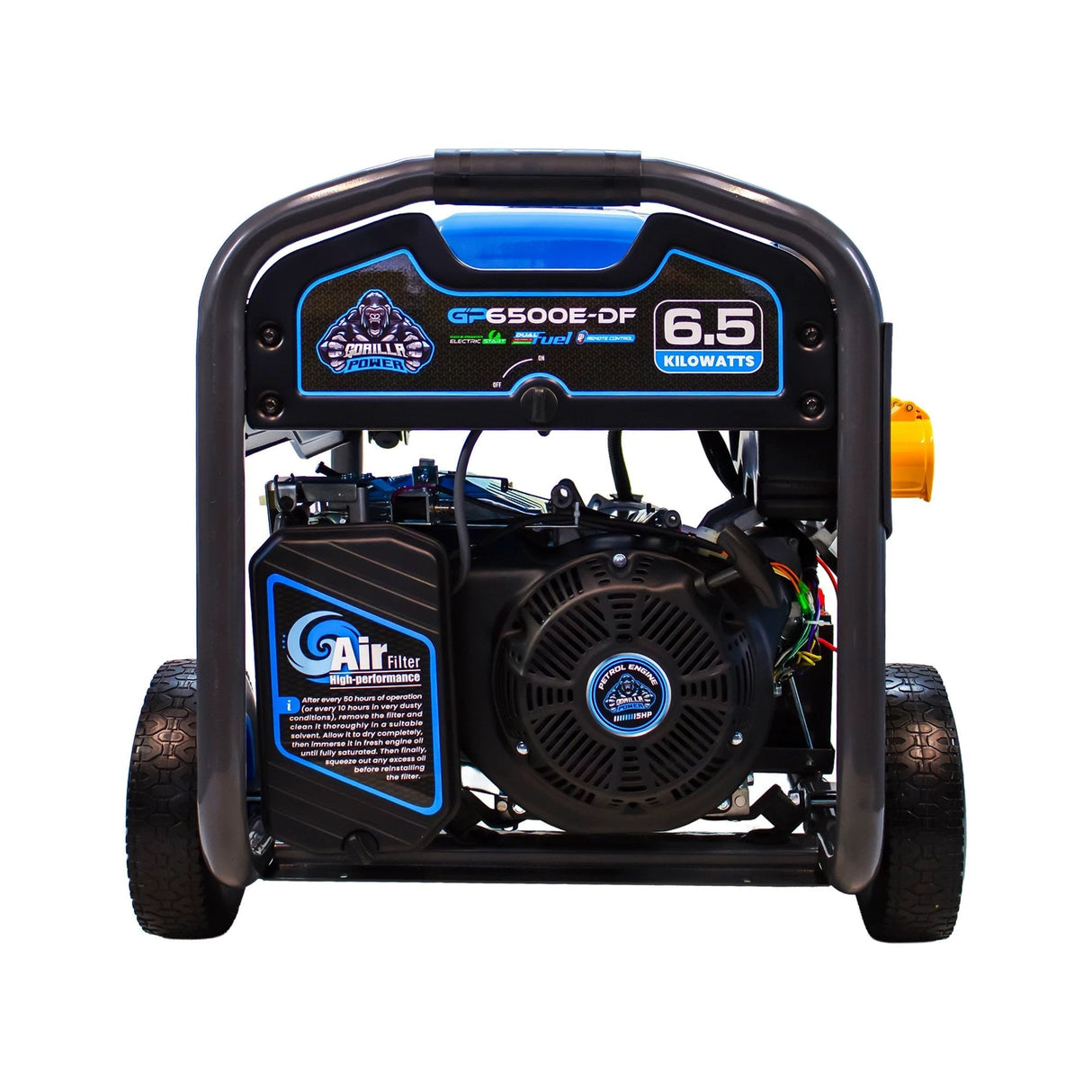 Gorilla Power 6500W Dual-Fuel Generator with Electric Start - GP6500E-DF – High Performance & Versatile Power - Armstrong Cheshire