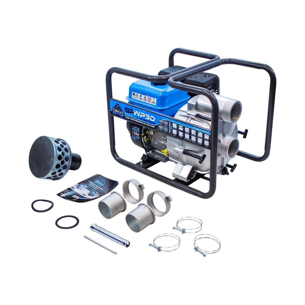 Gorilla Power GPWP3D 3" Dirty / Clean Trash Water Pump - Armstrong Cheshire