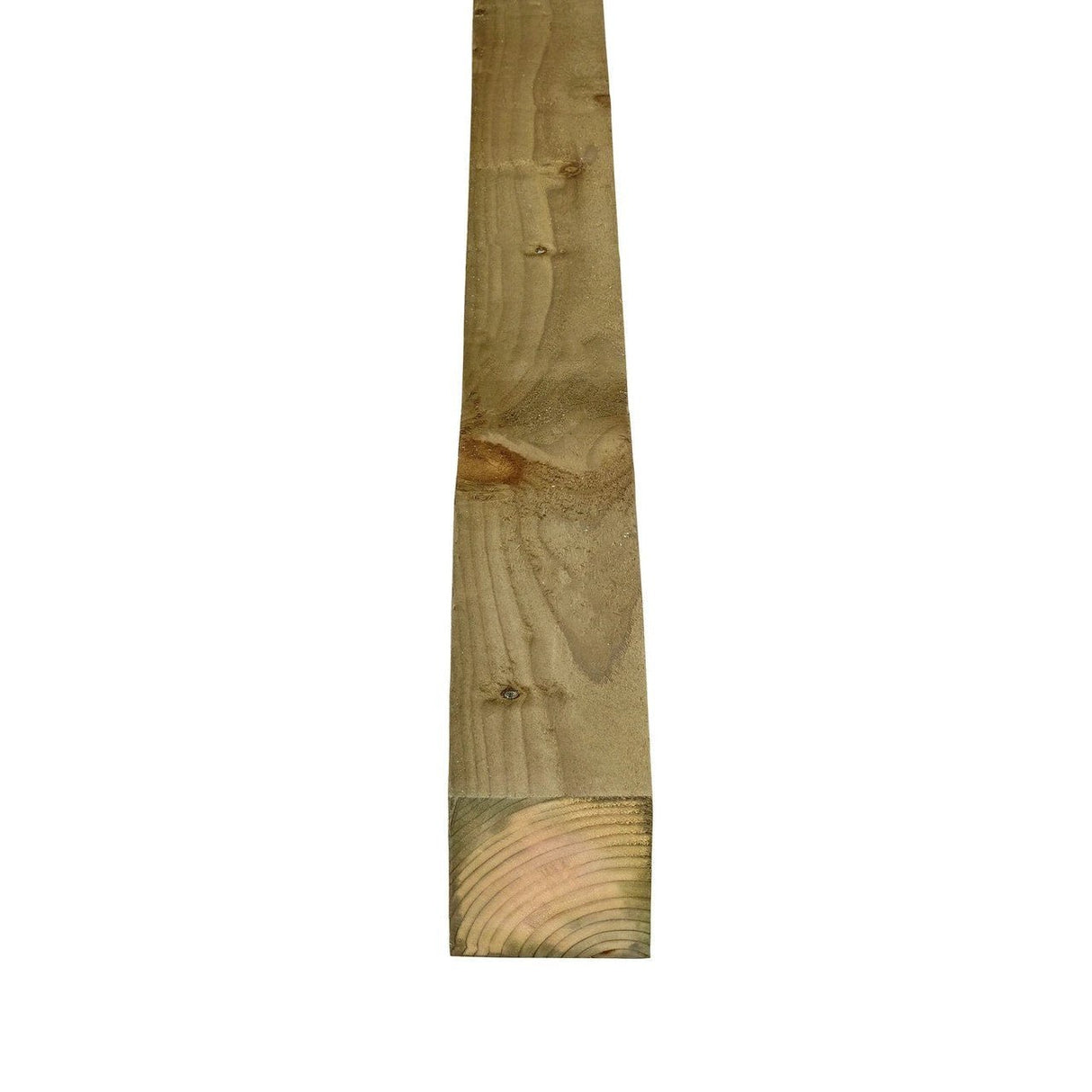 Green Treated Wooden Fence Post UC3u 75mm x 75mm - Armstrong Cheshire