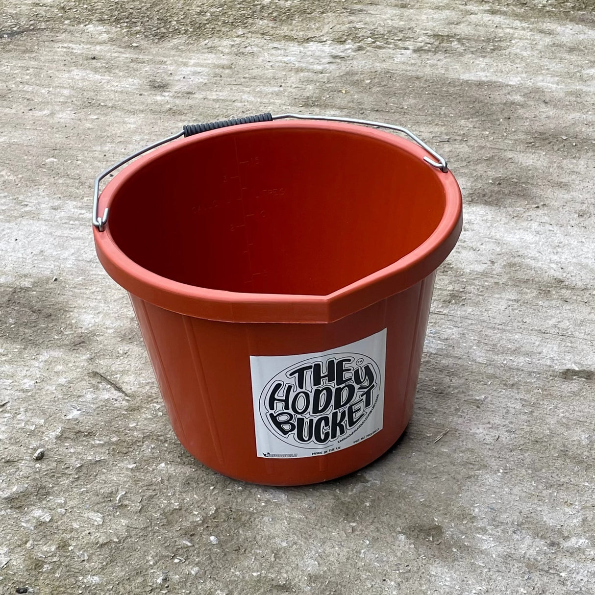 Hoddy Bucket Heavy Duty Site Bucket With 4mm Thick Handle Reinforced Rim