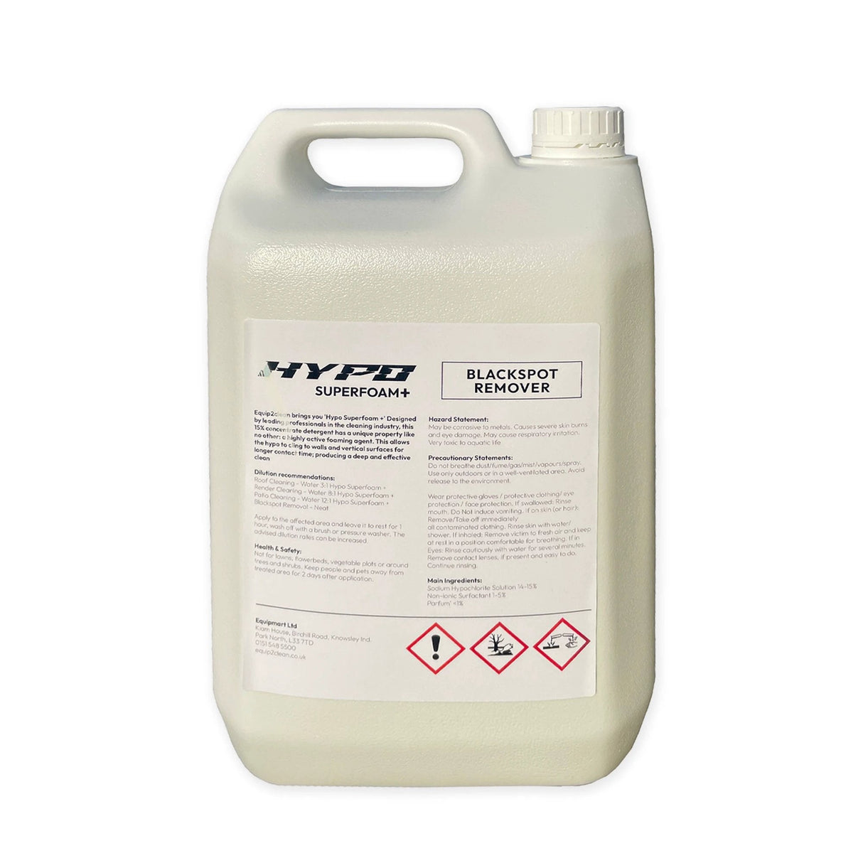 Hypo SuperFoam+ (Blackspot Remover) Softwash Solution - Armstrong Cheshire