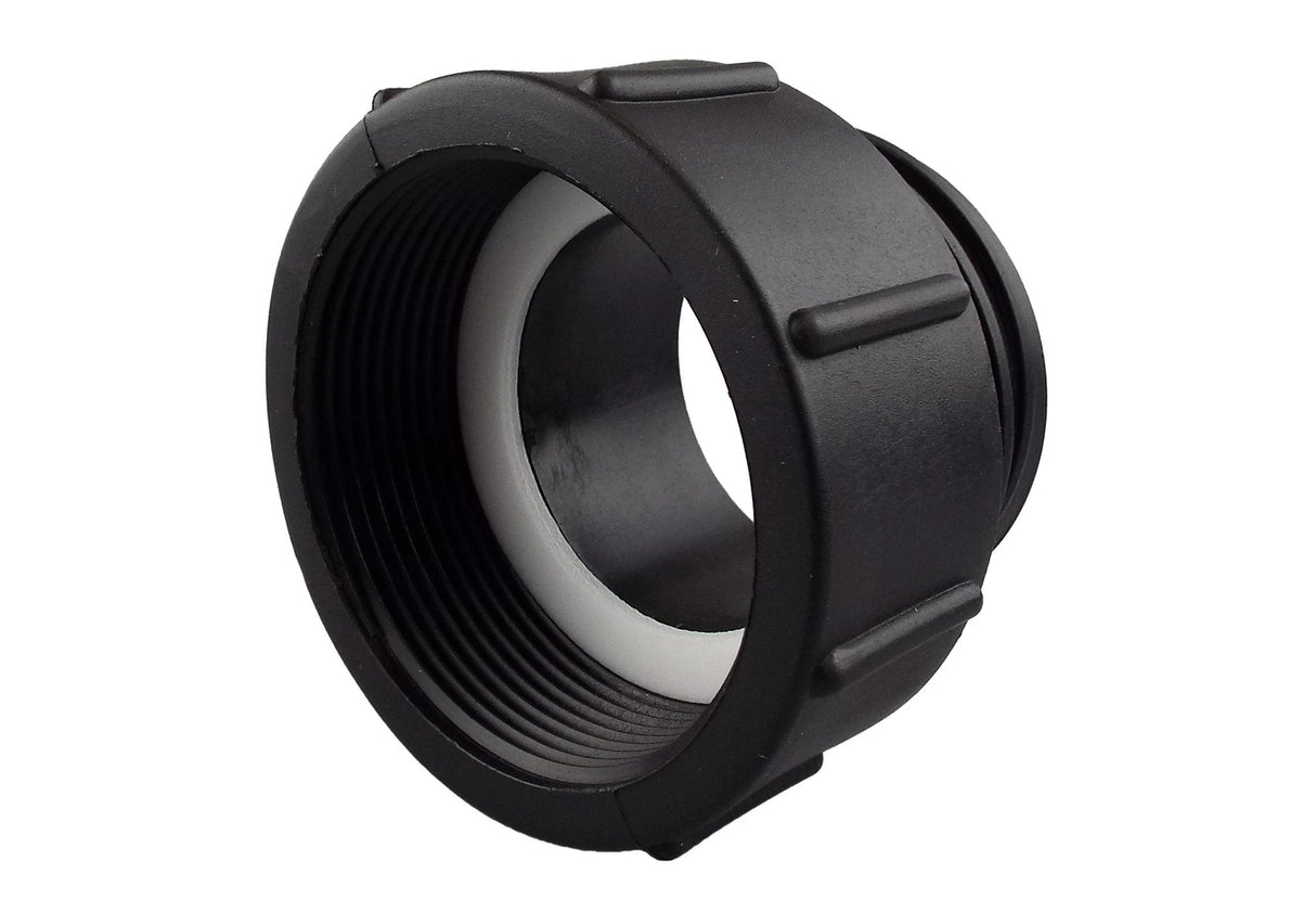 IBC 2” BSPF – S60X6 Cap with S60X6 – ½” BSPF Cap and Lever Tap ½” Barb - Armstrong Cheshire