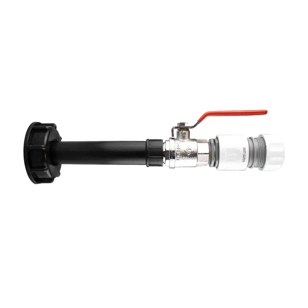 IBC 2” S60X6 Cap with Water Filter, Lever Valve and Max Flo Hose Connectors Set - Armstrong Cheshire