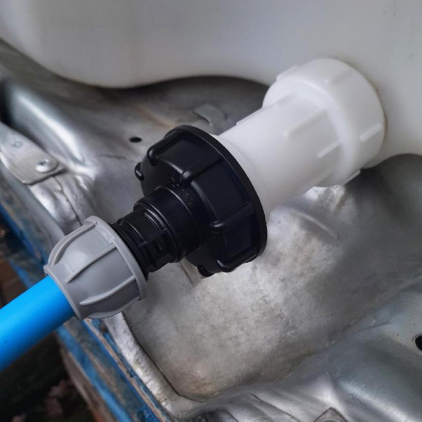 IBC Extender with 2” S60X6 Cap and 32mm MDPE Straight - Armstrong Cheshire