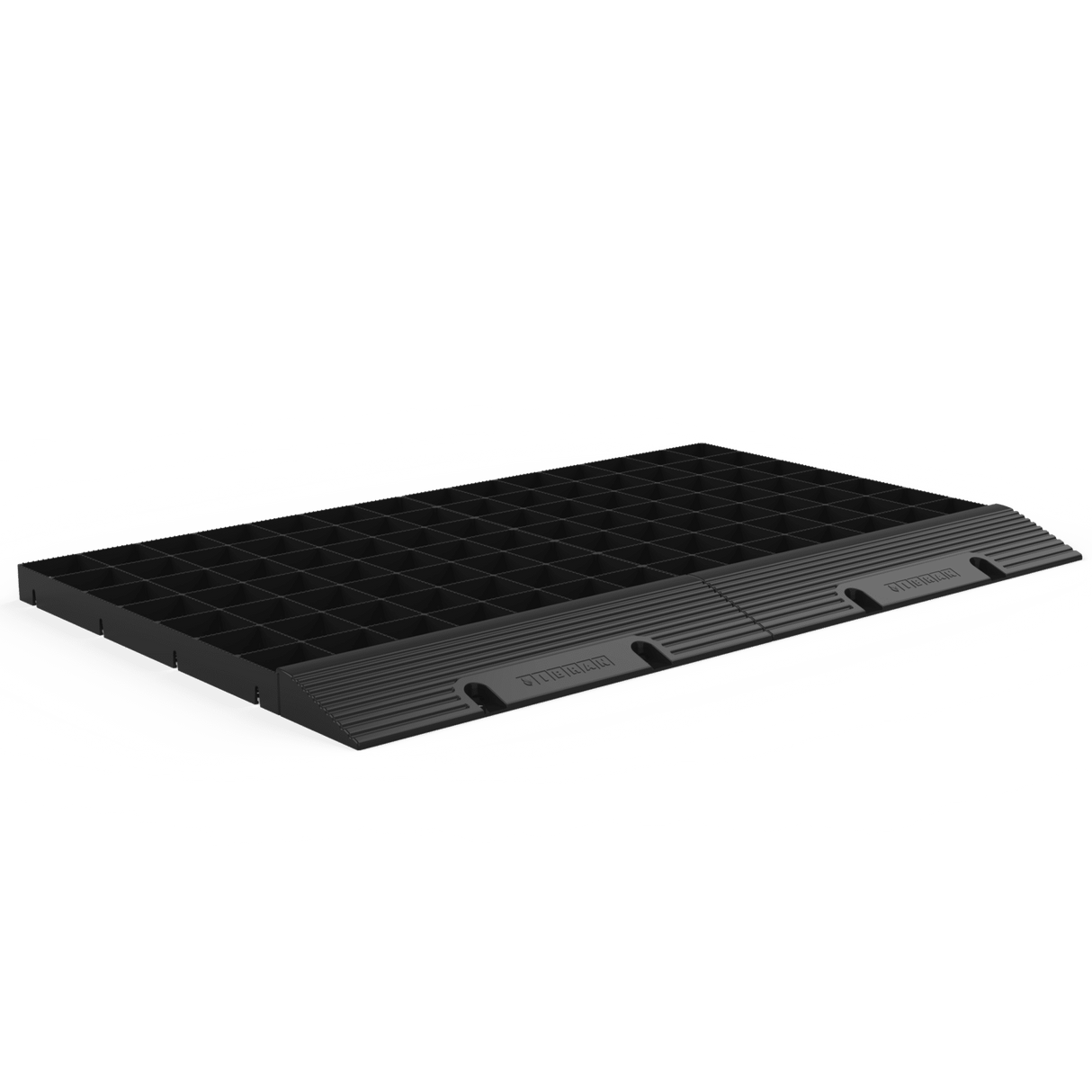 IBRAN V Grid Ramp Edging For Shed Bases And Gravel Or Grass Grids Edge Protection Bolted To Ground - Armstrong Cheshire