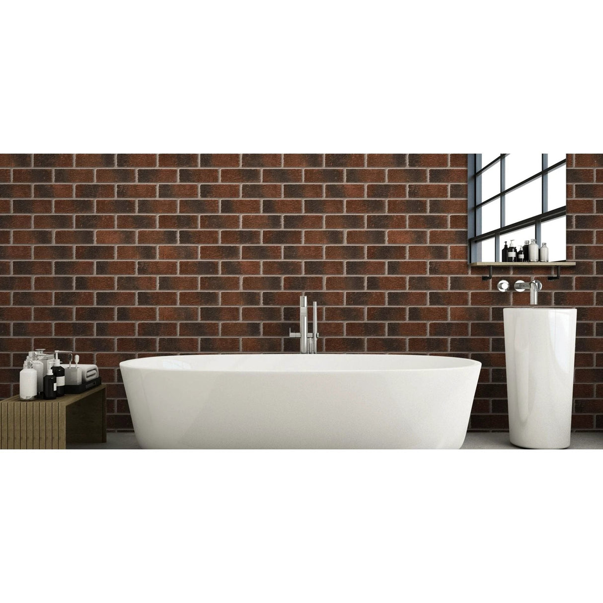 Ibstock Anglian Ruskin Multi Brick 73mm - Armstrong Cheshire