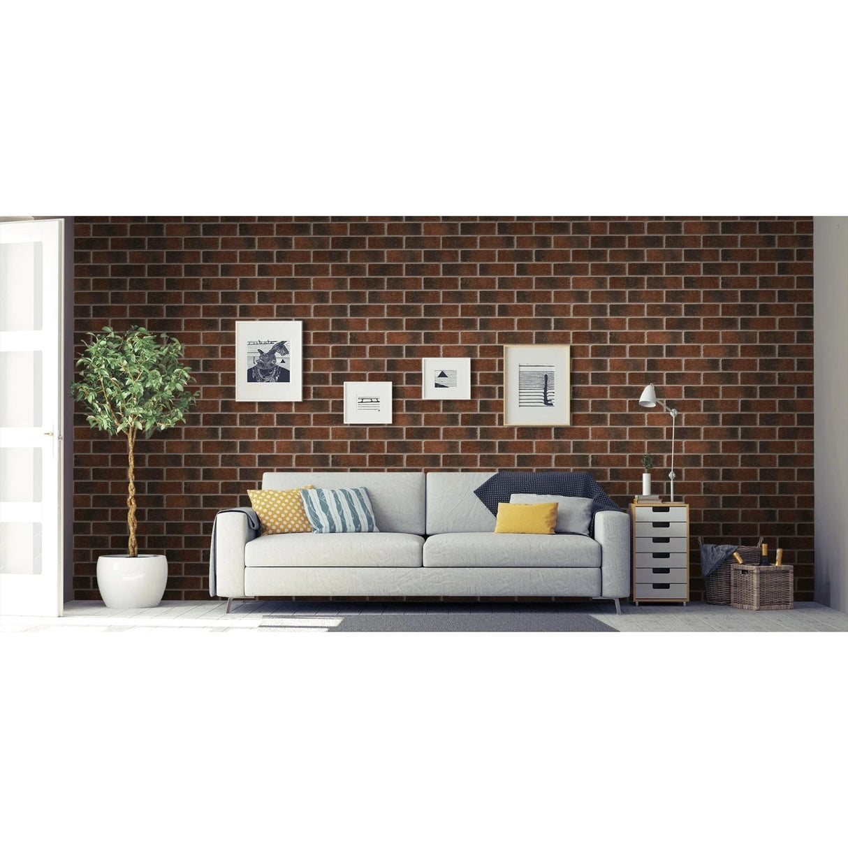 Ibstock Anglian Ruskin Multi Brick 73mm - Armstrong Cheshire
