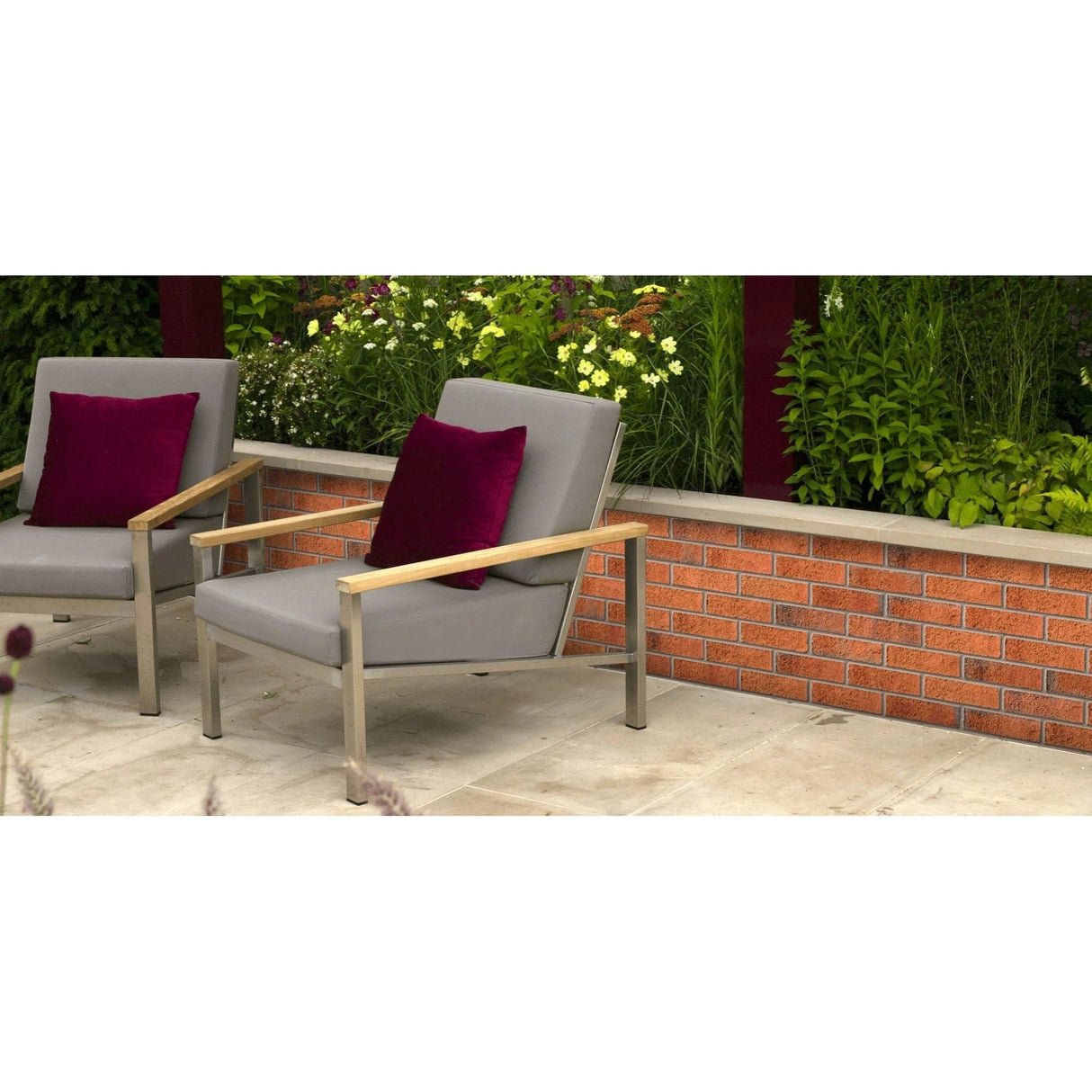 Ibstock Calderstone Claret Brick 65mm - Armstrong Cheshire