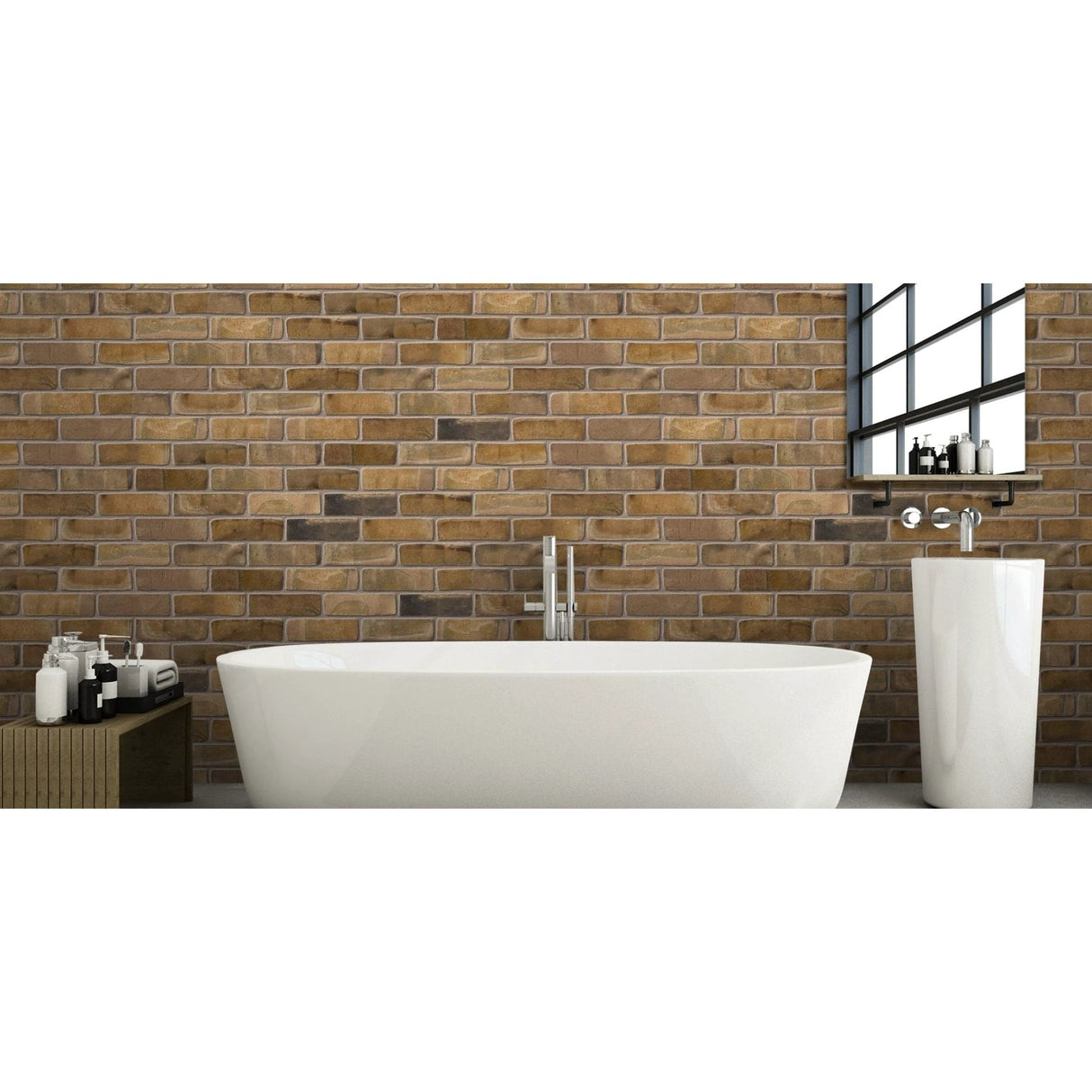 Ibstock Funton Old Chelsea Yellow Stock Brick 65mm Pack of 500 - Armstrong Cheshire
