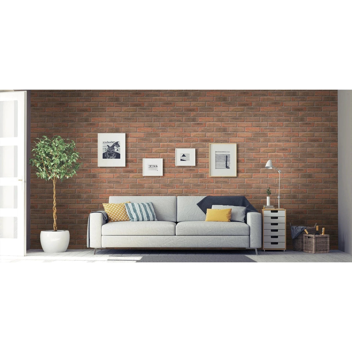 Ibstock New Chailey Stock Brick 65mm Pack of 370 - Armstrong Cheshire