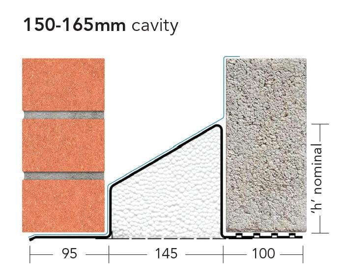 IG L1/S150 Cavity Wall Lintel - Armstrong Cheshire