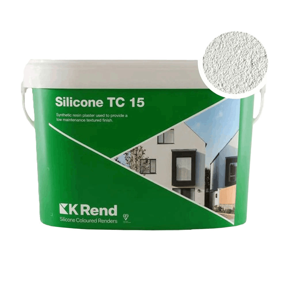K-Rend Silicone TC15 25 kg Tub Pure White - Armstrong Cheshire