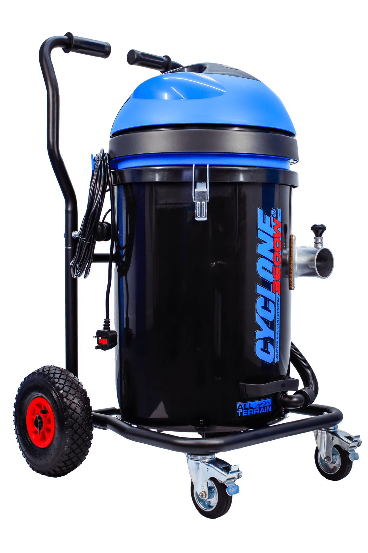 Kiam CYCLONE® All Terrain Gutter Vacuum System 3600W 76L Polypropylene (Black) - Armstrong Cheshire