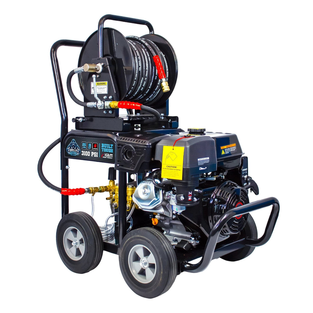 Kiam GORILLA POWER® 3100PSI 25LPM 15HP Petrol Pressure Washer Loncin Engine - Armstrong Cheshire