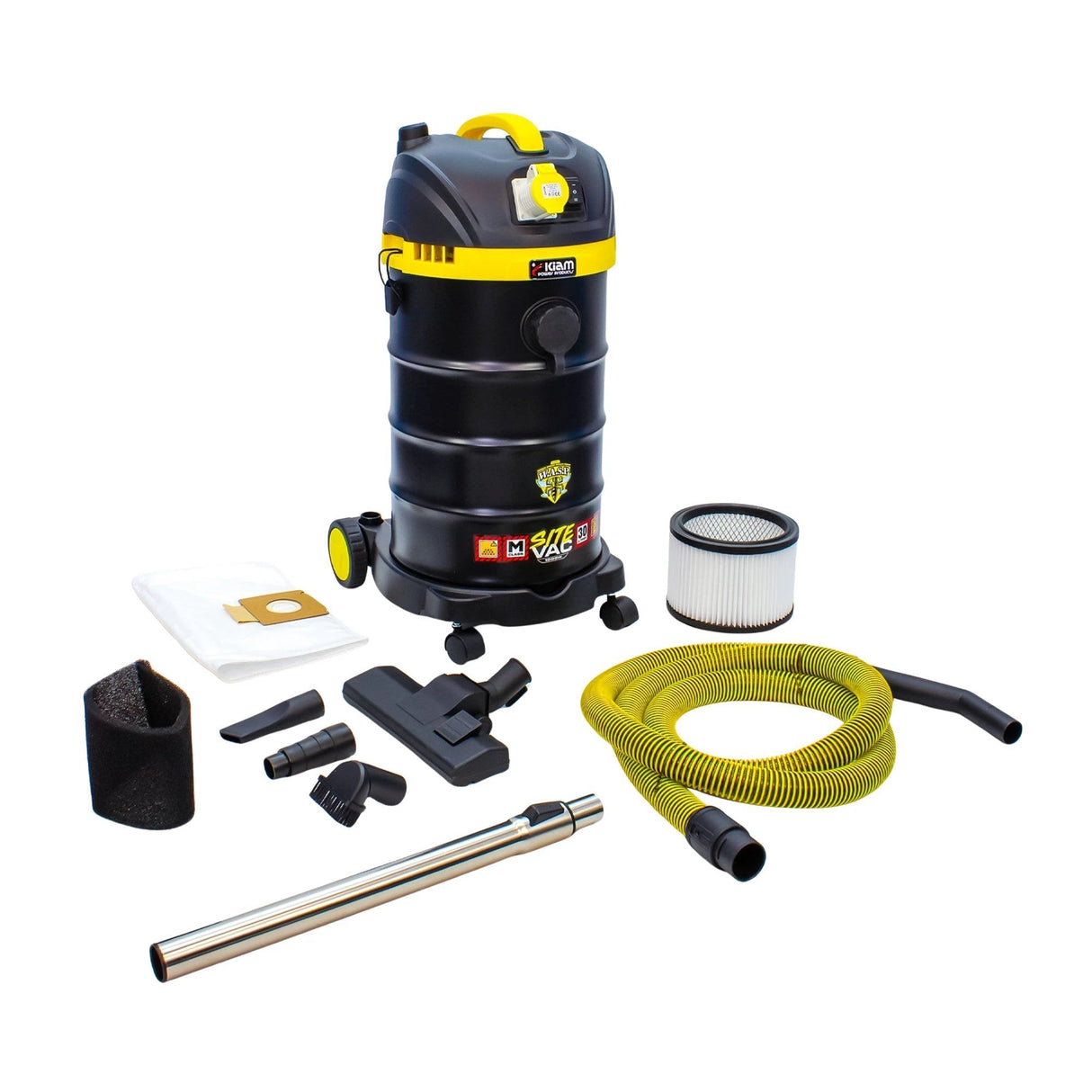 Kiam SiteVac 110V M-Class 1000W Vacuum Cleaner 30L W.A.S.P - Armstrong Cheshire