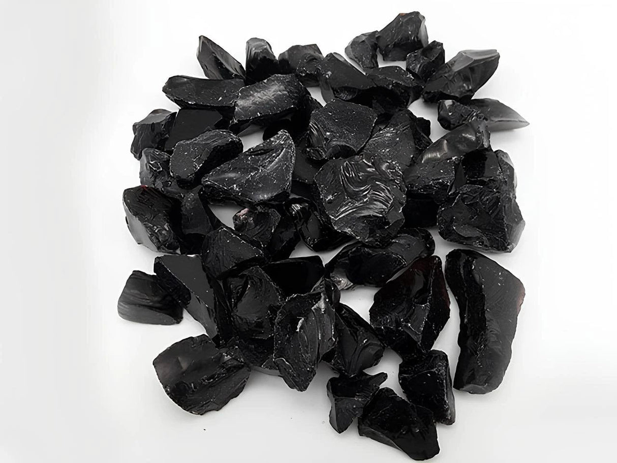 Midnight Black Tumbled Glass Chippings 10-20mm - Armstrong Cheshire