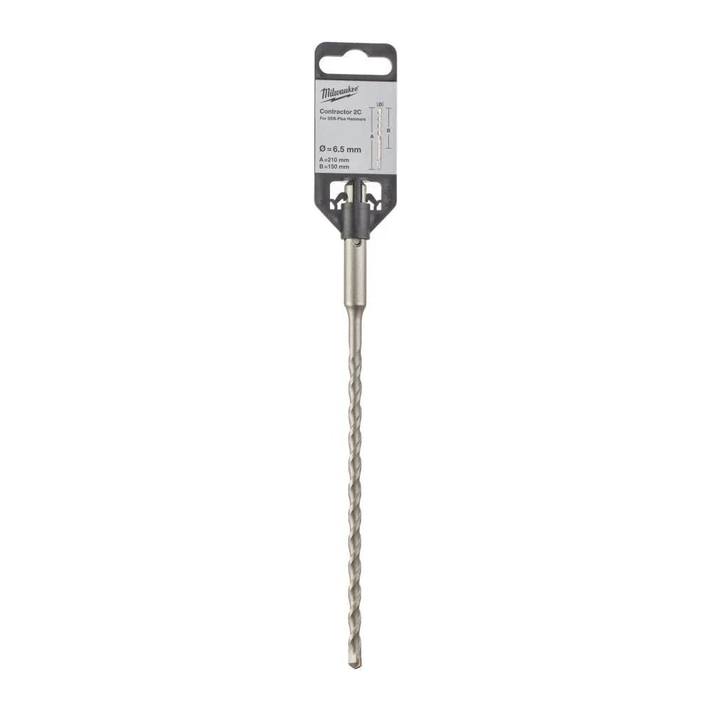 Milwaukee SDS Plus Hammer Drill Bits P1M Series 6x210 And 16x210 Built For Concrete And Masonry