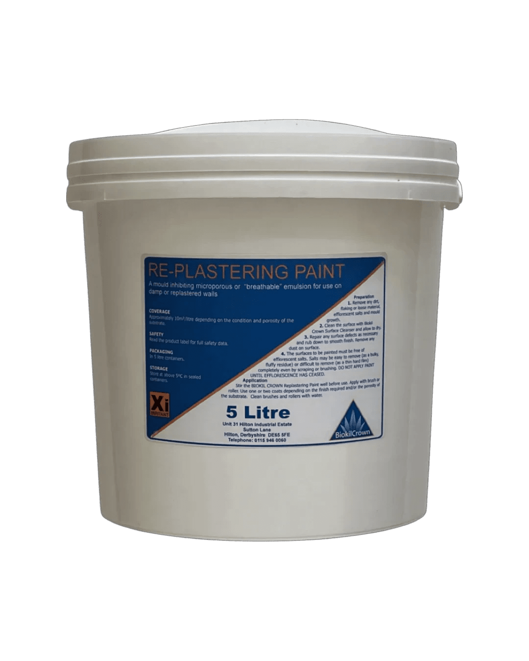 Replastering Paint Biokil Crown - Armstrong Cheshire